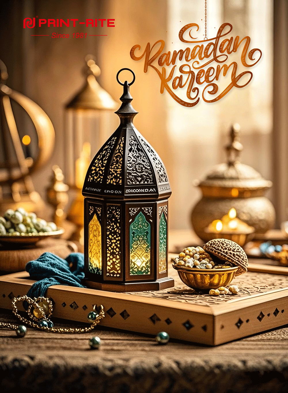 ramadan kareem greetings design