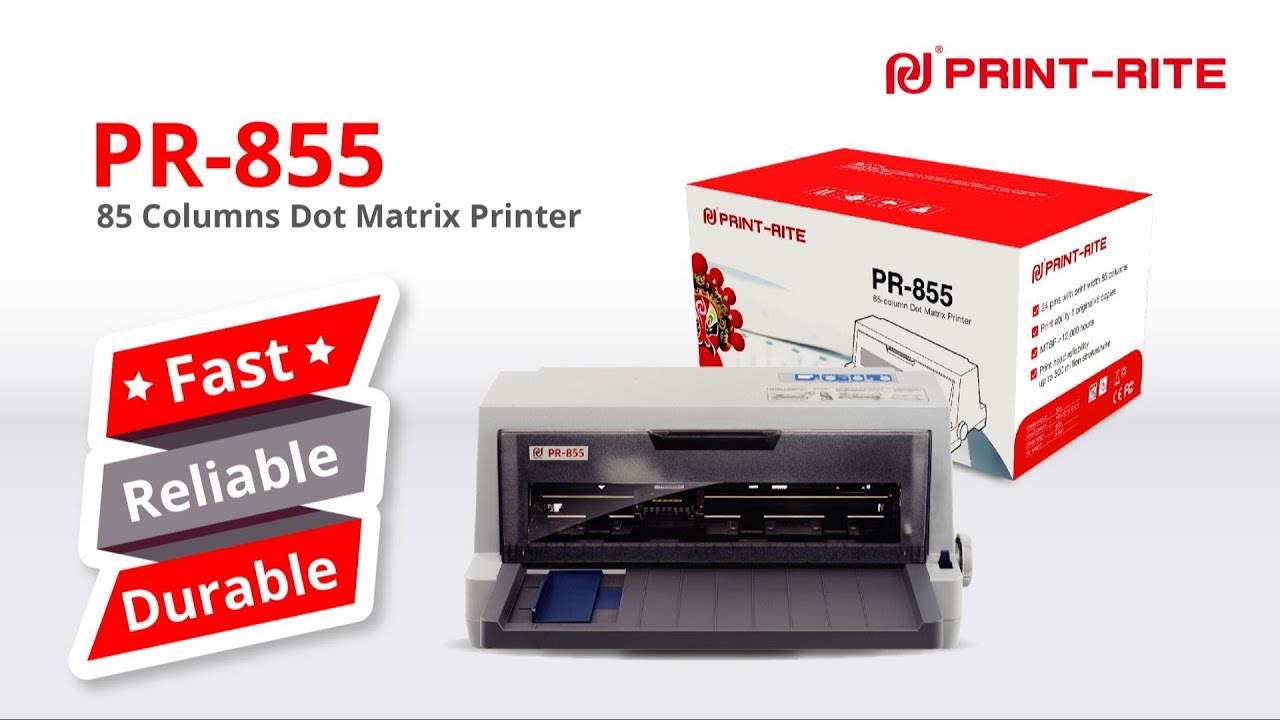 Introducing The Pr Dot Matrix Printer Fast Reliable And Durable Prite Rite